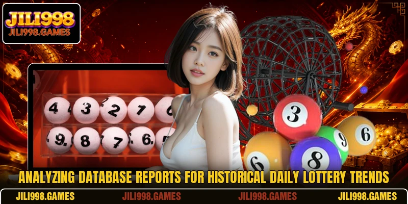 Analyzing database reports for historical daily lottery trends
