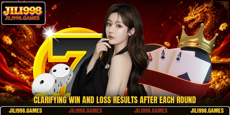 Clarifying win and loss results after each round