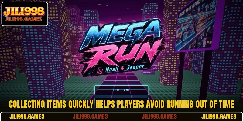 Collecting items quickly helps players avoid running out of time