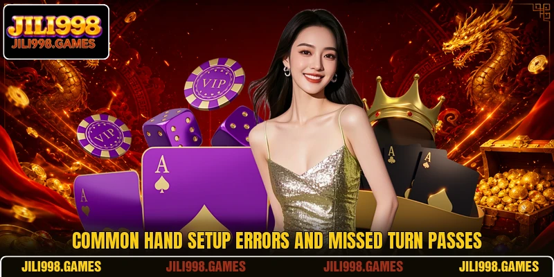 Common hand setup errors and missed turn passes