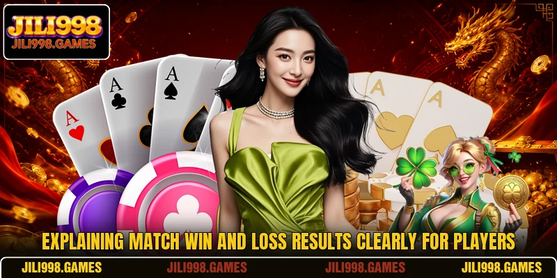 Explaining match win and loss results clearly for players