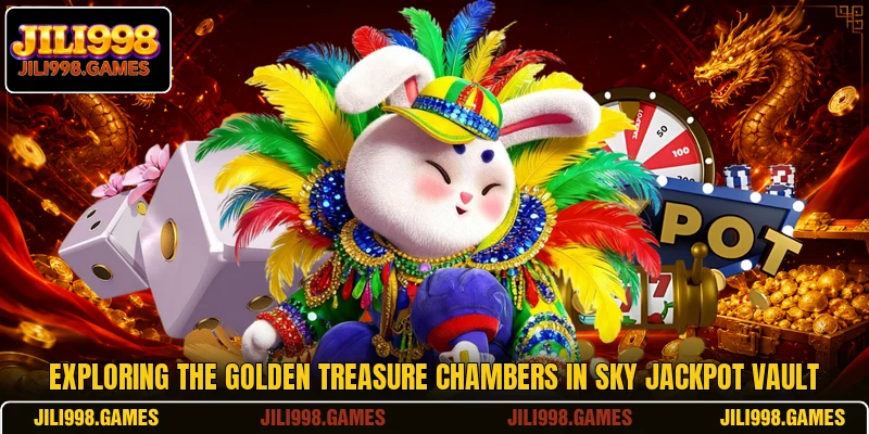 Exploring the golden treasure chambers in Sky Jackpot Vault