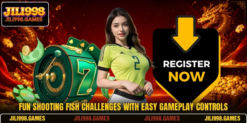 Fun shooting fish challenges with easy gameplay controls