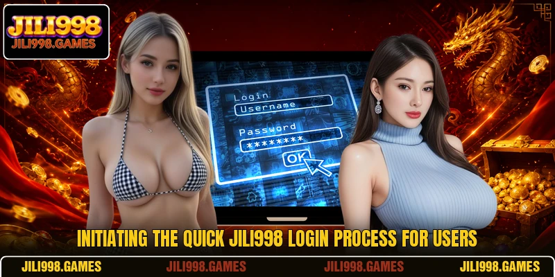 Initiating the quick JILI998 login process for users
