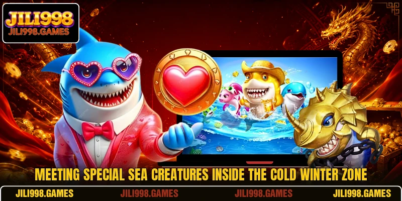 Meeting special sea creatures inside the cold winter zone