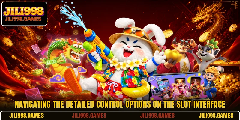 Navigating the detailed control options on the slot interface