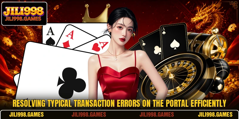 Resolving typical transaction errors on the portal efficiently