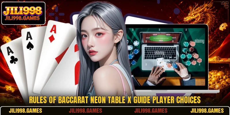 Rules of Baccarat Neon Table X guide player choices