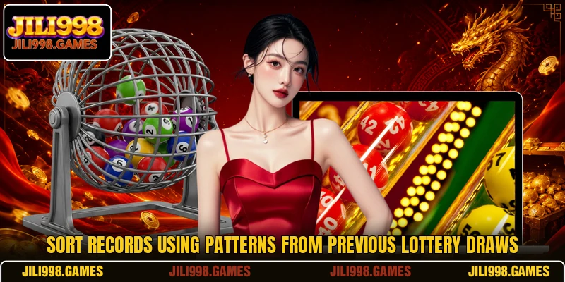 Sort records using patterns from previous lottery draws