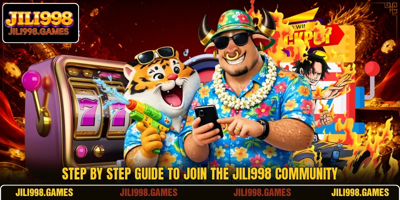 Step by step guide to join the JILI998 community